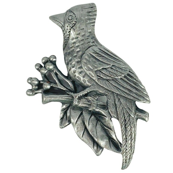 Cardinal Blue Jay Animal Birds‎ Pin Brooch Cute - Picture 1 of 3